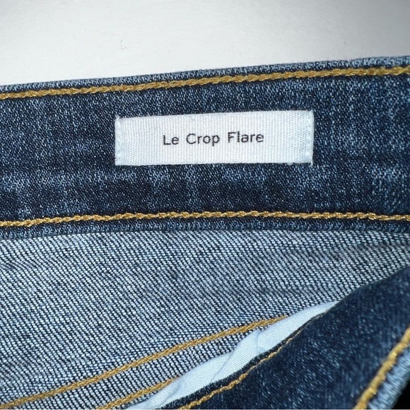 FRAME LeCrop Flare Jeans Sunrise Park Sz 26 - Picture 6 of 13